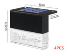Solar LED Step Fence Light - Waterproof RGB Color Changing | IP65 Outdoor Stair & Deck Lighting