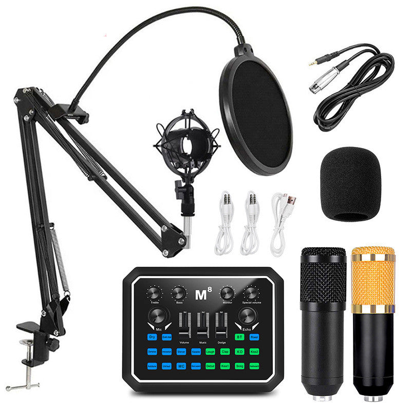 Professional Condenser Microphone - Complete Studio Recording Kit