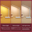LED Desk Lamp with Power Socket - USB Charging Eye Protection Light