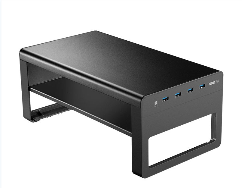 Monitor Stand with USB Hub - Multifunctional Desk Organizer Riser
