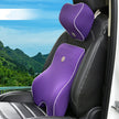 Memory Foam Lumbar Support Set - Headrest & Back Cushion Combo