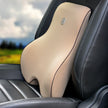 Memory Foam Lumbar Support Set - Headrest & Back Cushion Combo