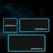RGB LED Gaming Mouse Pad - Oversized Luminous Desk Mat with Multiple Lighting Colors