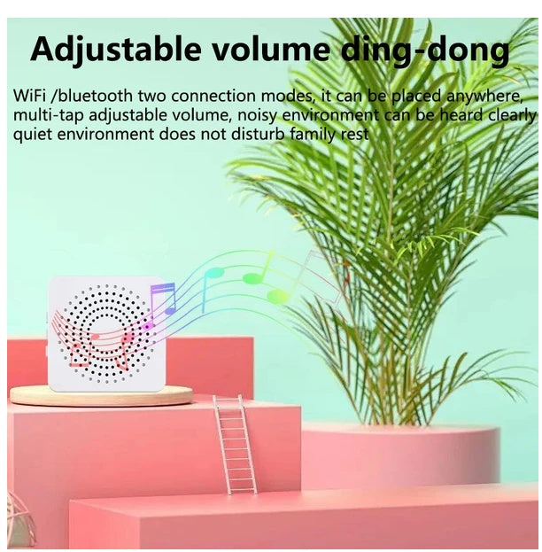 Wireless WiFi Smart Doorbell - Video Camera Intercom | 166° Wide Angle with Night Vision & Chime