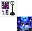 Sunset Projection Lamp - USB LED Night Light | 4 Modes Rainbow Projector for Room Decor & Photography