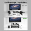 Monitor Stand with USB Hub - Multifunctional Desk Organizer Riser
