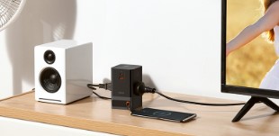 GaN 65W Fast Charging Power Strip - USB-C PD Charger for Multi-Device