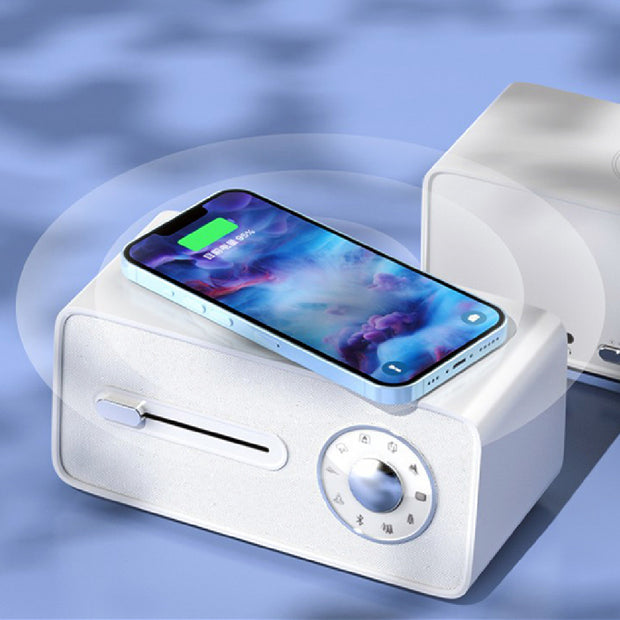 White Noise Machine - Bluetooth Speaker with Wireless Charging