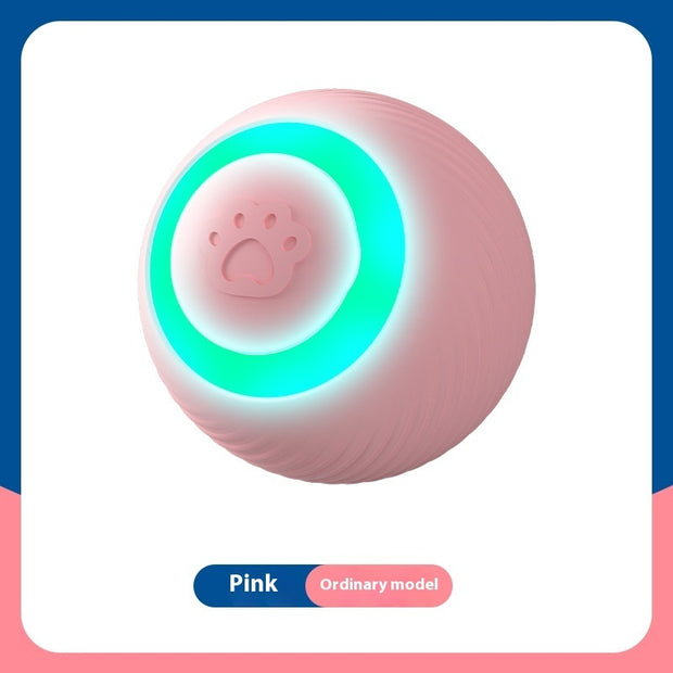 Smart Interactive Cat Ball Toy - USB Rechargeable Automatic Rolling Ball for Indoor Play
