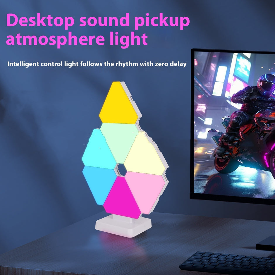Gaming Ambient Light - RGB Three-Side Quantum Lamp with App Control