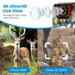 4G Solar Trail Camera - 4K 30FPS Wildlife Camera | No WiFi Needed with SIM Card & App Control