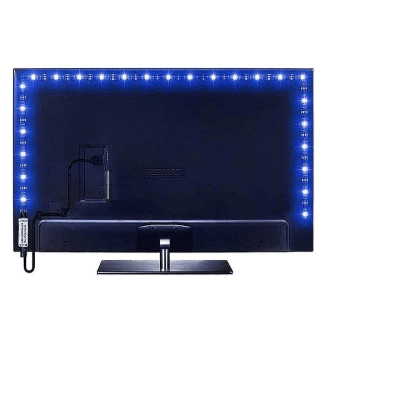 Smart RGB LED Light Strip - USB Powered TV Backlight with Remote