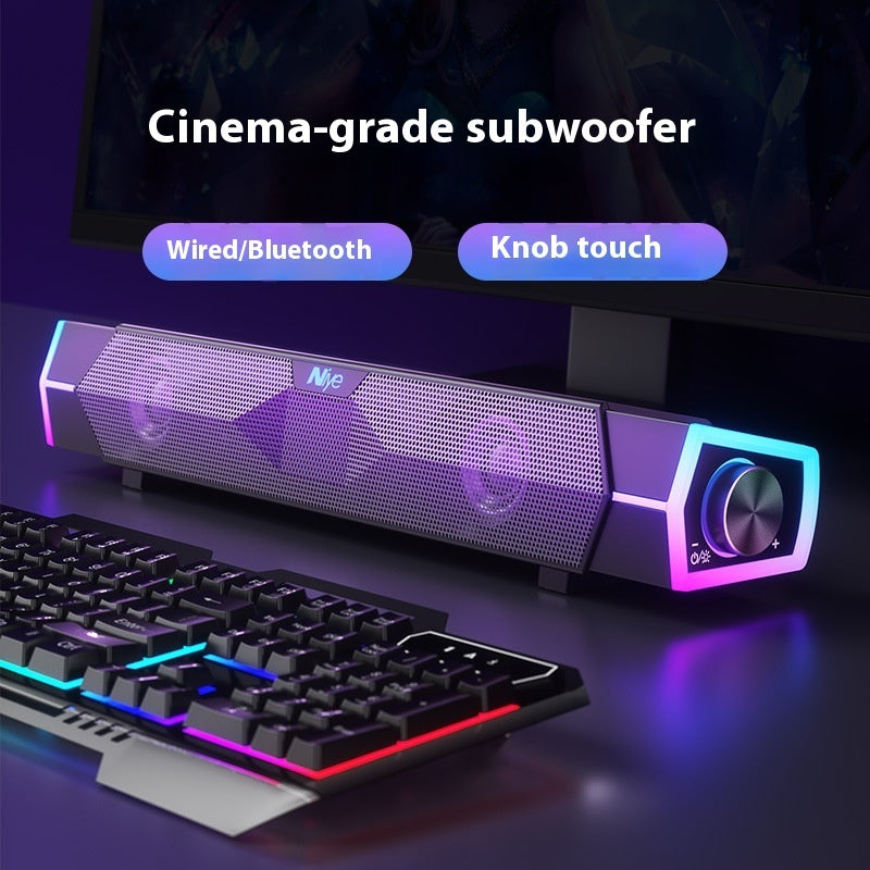 Computer Speakers - Bluetooth Dual Speaker Surround Sound System