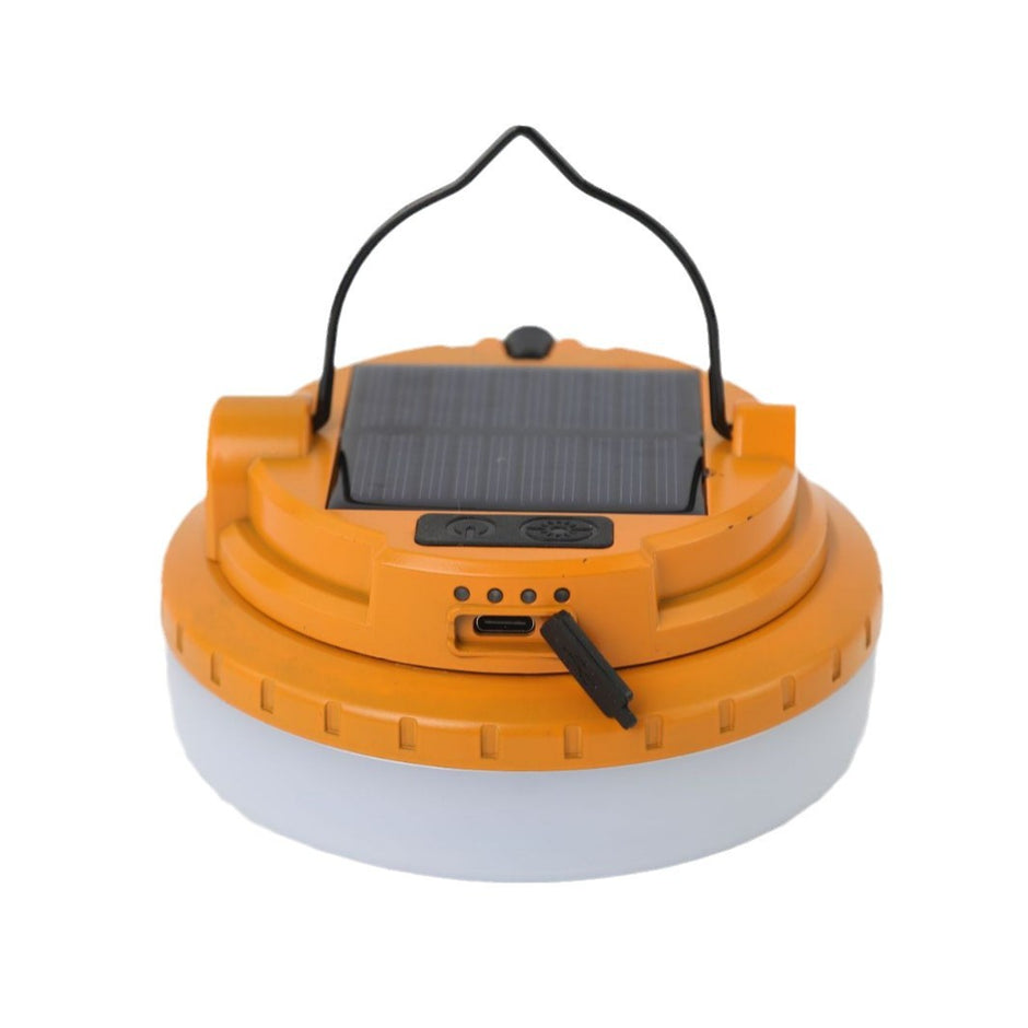 Solar LED Camping Light - Multi-Function USB Rechargeable Lantern