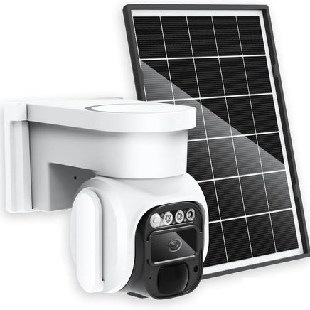 Cellular Security Camera - 4G LTE Solar Powered 2K Outdoor Camera | No WiFi Needed with SIM Card