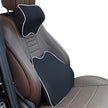 Car Headrest & Lumbar Support Set - Memory Foam Ergonomic Cushion