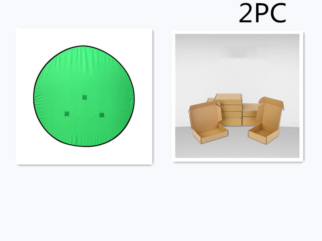 Collapsible Green Screen Background - Portable Chroma Key Backdrop for Streaming Photography