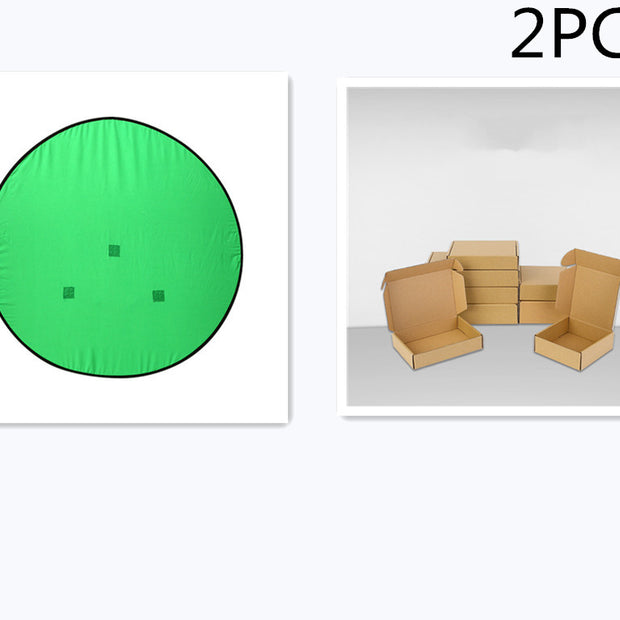 Collapsible Green Screen Background - Portable Chroma Key Backdrop for Streaming Photography