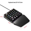One-Handed Gaming Keyboard - 35 Key Mechanical RGB for PC
