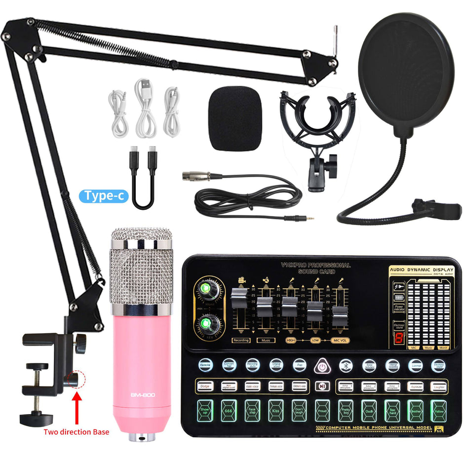 Professional Streaming Microphone Kit - Complete Broadcast Bundle