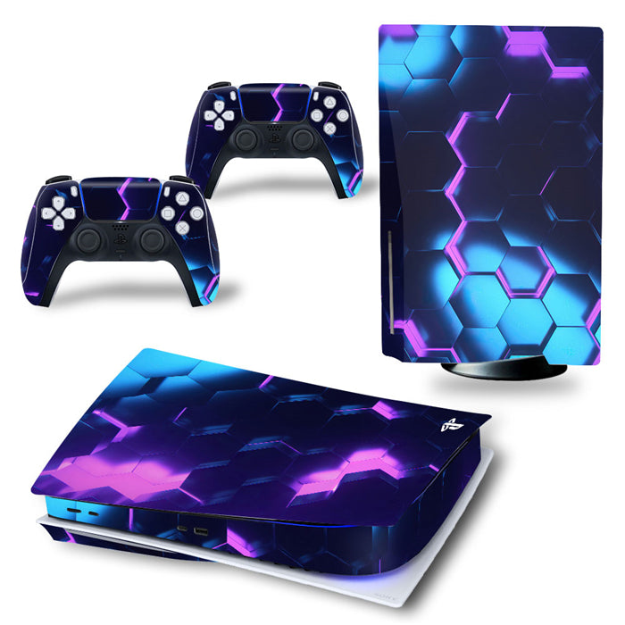 Console Skin Sticker Set - Vinyl Protective Wrap with Controller Skins