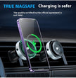 Intelligent Magnetic Car Phone Holder - Electric Auto-Clamping Mount