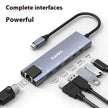 Steam Deck Docking Station - 6-in-1 USB-C Hub with 4K HDMI & Ethernet