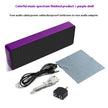 RGB Music Spectrum Clock - LED Audio Visualizer with Digital Display