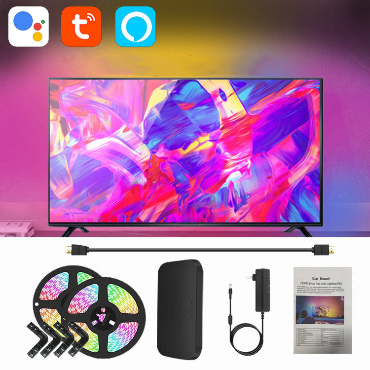 TV Ambient Backlight - Smart Sync LED Strip with App Control