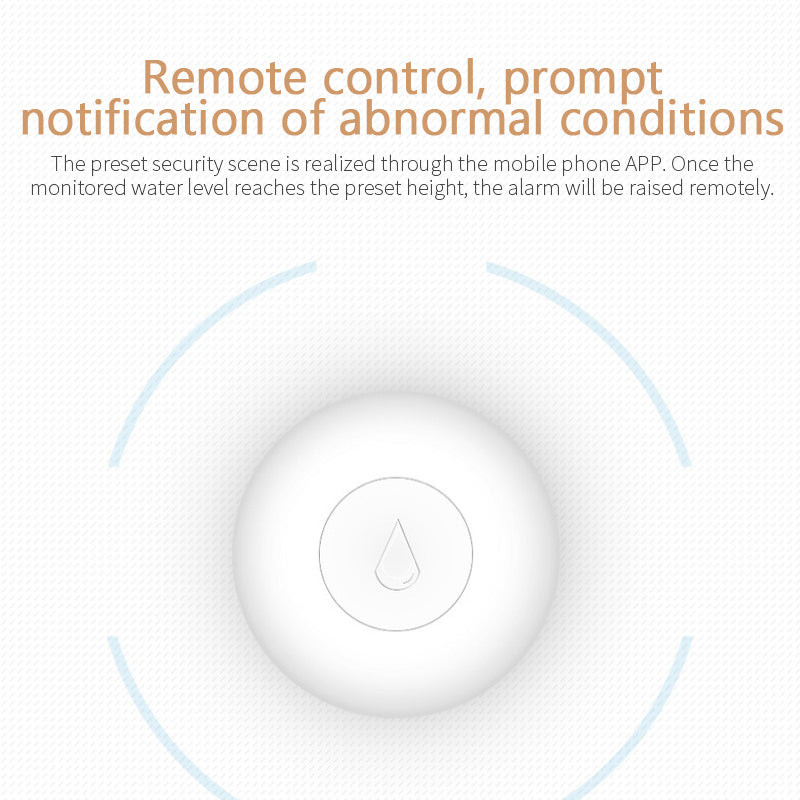 Zigbee Water Sensor - Wireless Flood Leak Detector for Smart Home | Tuya Smart Life Compatible