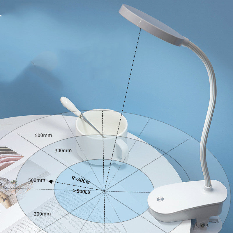 USB Clip-On Desk Lamp - Eye Protection LED Reading Light