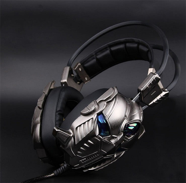 Professional Gaming Headset - Vibration RGB LED with Memory Foam