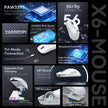 X6 Tri-Mode Gaming Mouse - PAW3395 Sensor with RGB Wireless Bluetooth