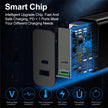 65W GaN Dual-Port Fast Charger - PD 33W + QC 33W Wall Adapter