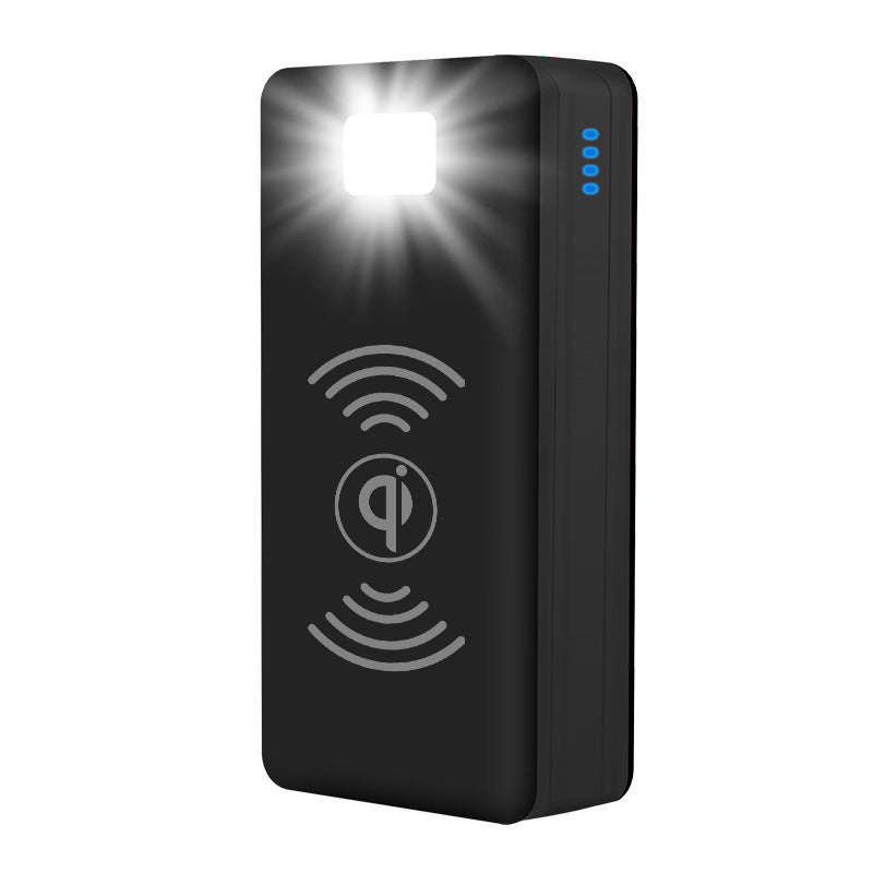Solar Wireless Power Bank - High Capacity Portable Charger with Solar Panel
