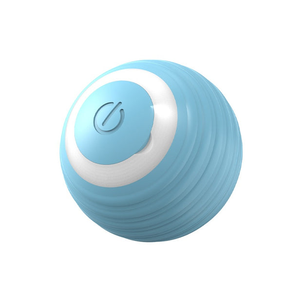 Smart Interactive Pet Toy Ball - USB Rechargeable Automatic Rolling Ball for Dogs and Cats