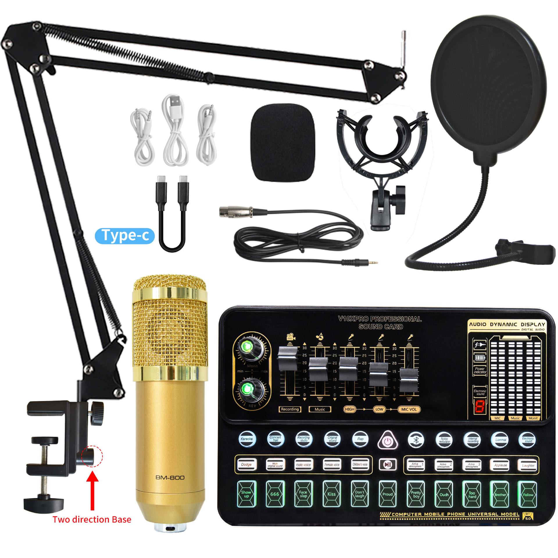 Professional Streaming Microphone Kit - Complete Broadcast Bundle