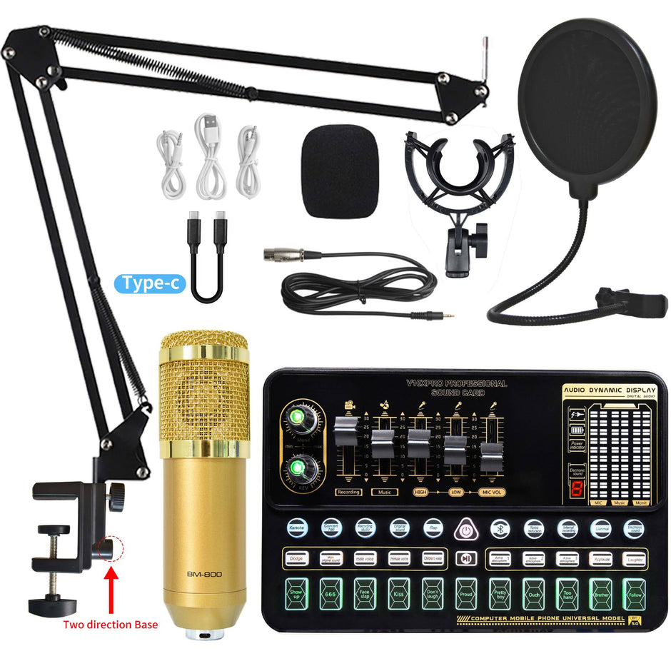 Professional Streaming Microphone Kit - Complete Broadcast Bundle