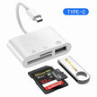 USB-C Hub 3-in-1 Adapter - SD Card Reader & USB-A Port for MacBook Pro Laptop