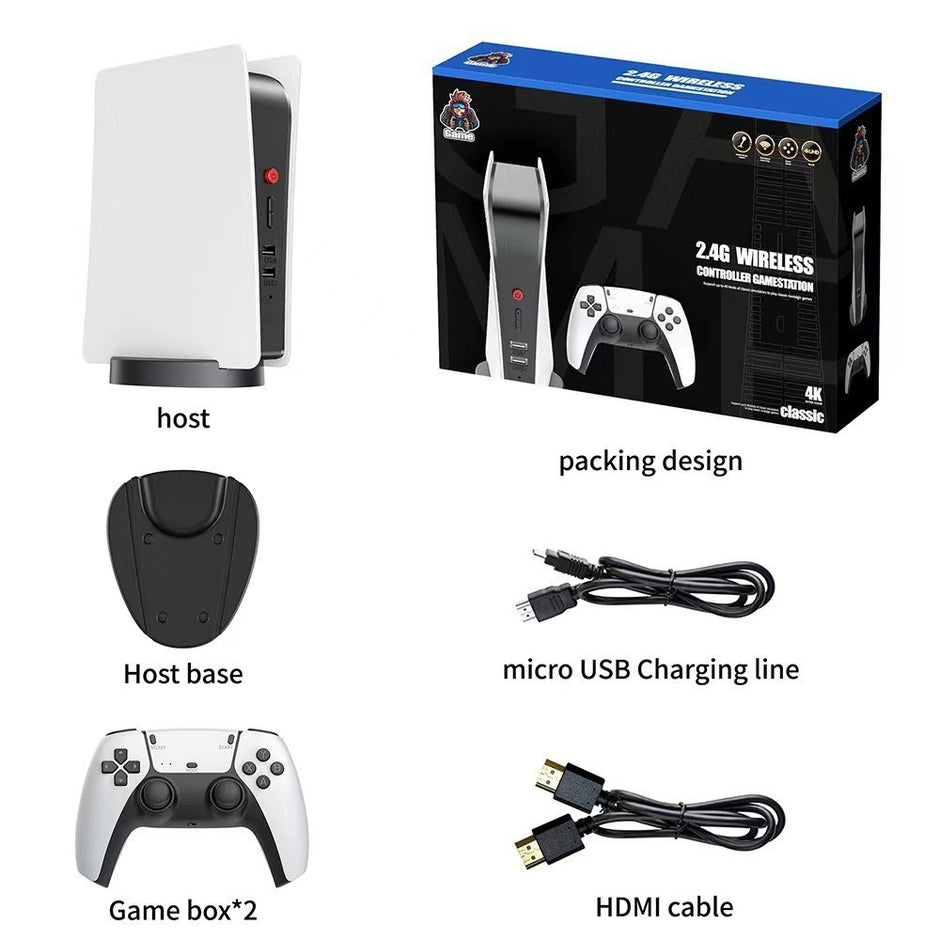 M5 Retro Handheld Game Console - Classic Gaming with Dual Controllers