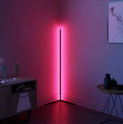 Modern LED Floor Lamp - Minimalist Linear Design for Living Room & Bedroom