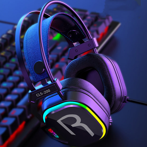 Gaming Headset 7.1 Surround Sound - USB Wired with RGB LED & Mic