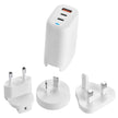 65W GaN Interchangeable Head Fast Charger - QC3.0 Travel Adapter