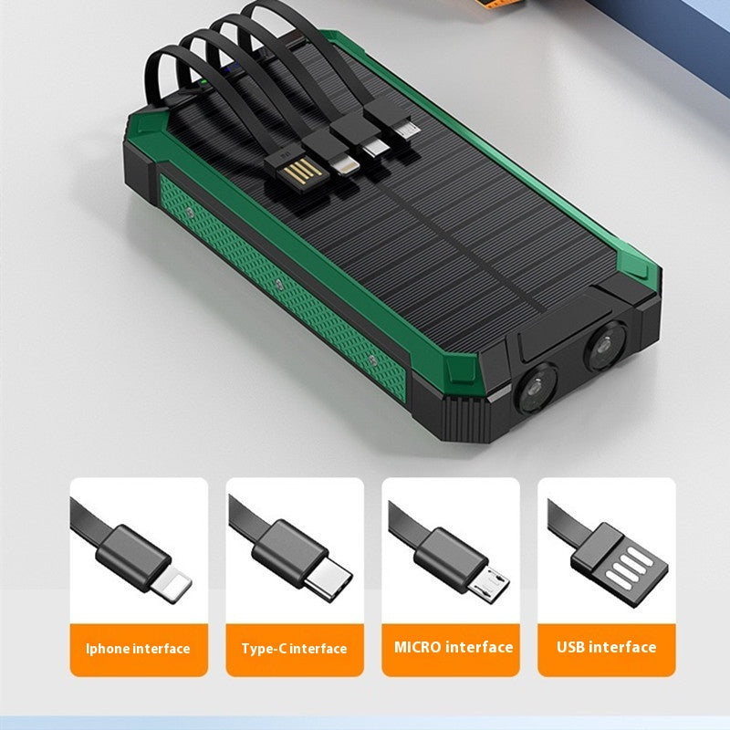 20000mAh Solar Wireless Power Bank - Outdoor Portable Charger