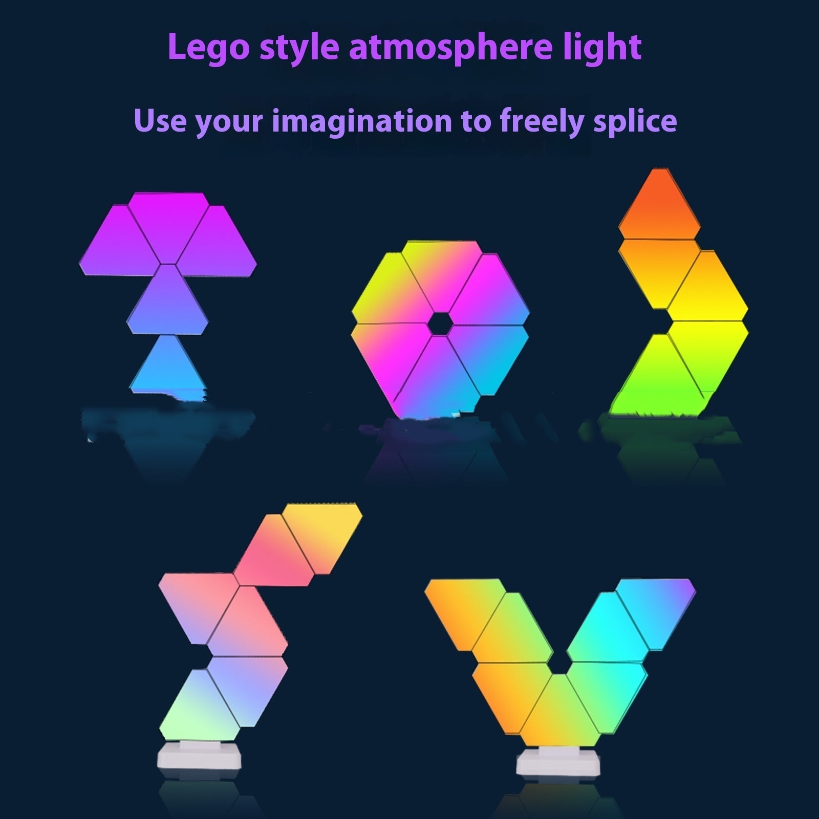 Gaming Ambient Light - RGB Three-Side Quantum Lamp with App Control