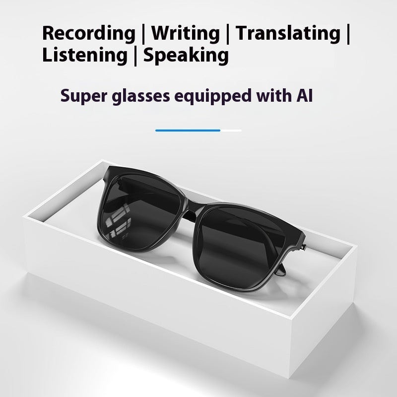 AI Translation Glasses - Smart Bluetooth Audio Glasses with Real-Time Translation