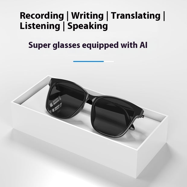 AI Translation Glasses - Smart Bluetooth Audio Glasses with Real-Time Translation