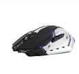 Wireless Silent Gaming Mouse - Rechargeable Ergonomic 6-Button Mouse