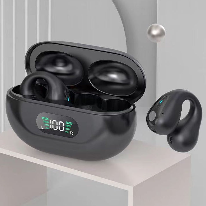 Bone Conduction Earbuds - Bluetooth 5.3 Ear Clip Wireless Headphones