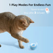 Smart Interactive Cat Toy Ball - Automatic Rolling USB Rechargeable with Intelligent Obstacle Avoidance
